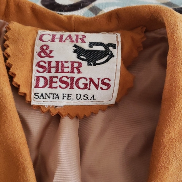 Char & Sher design  leather jacket - Picture 2 of 4